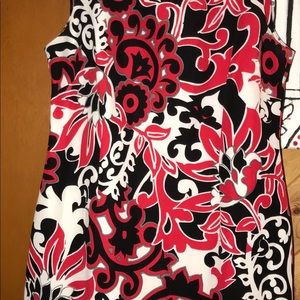 Red,white,black Dress